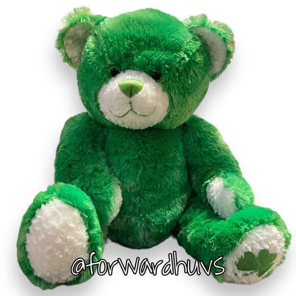Build-A-Bear Lucky O' Teddy Plush - Limited Edition St. Patrick's Day No Tags - Picture 1 of 8